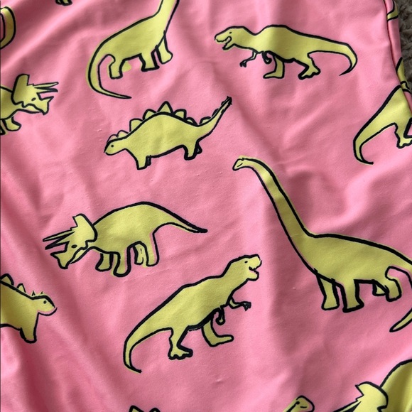 Taylor Joelle Rosie Beachwear Yellow Pink Girls Dinosaur Swimsuit - Picture 3 of 5